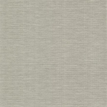 Bay Ridge Light Grey Faux Vertical Linen Wallpaper