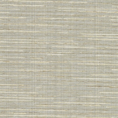 Bay Ridge Taupe Faux Vertical Linen Wallpaper