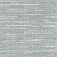 Bay Ridge Teal Faux Vertical Linen Wallpaper