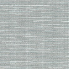 Bay Ridge Teal Faux Vertical Linen Wallpaper