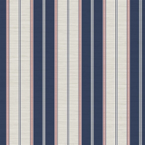 Bay Space Natural Grasscloth Vertical Stripe Wallpaper