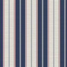 Bay Space Natural Grasscloth Vertical Stripe Wallpaper