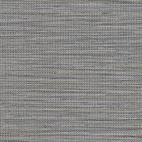 Bayberry Linen Midnight Moss Commercial Wallpaper