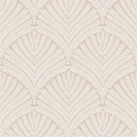 Beachcomber Baked Clay and Cream Wallpaper