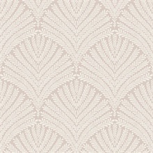 Beachcomber Baked Clay and Cream Wallpaper