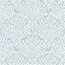 Beachcomber Blue and White Wallpaper