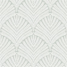 Beachcomber Eucalyptus and White Wallpaper