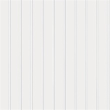 Beadboard White Peel and Stick Wallpaper