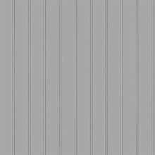 Beadboard Winter Grey Peel and Stick Wallpaper