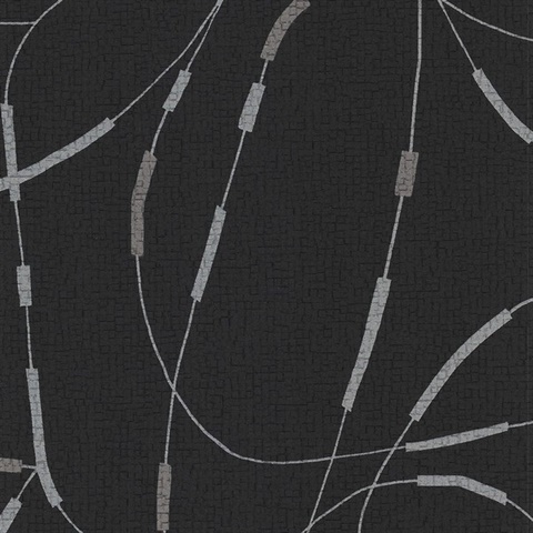 Beadwork Cinder Sway Commercial Wallpaper
