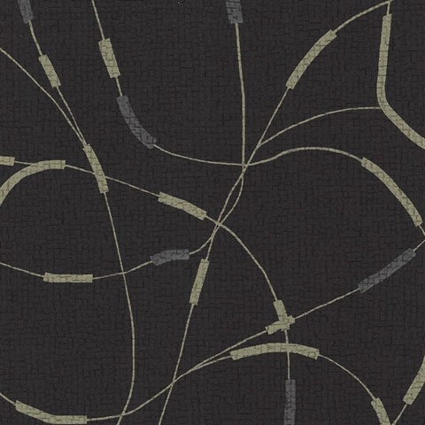 Beadwork Dancing Dusk Commercial Wallpaper
