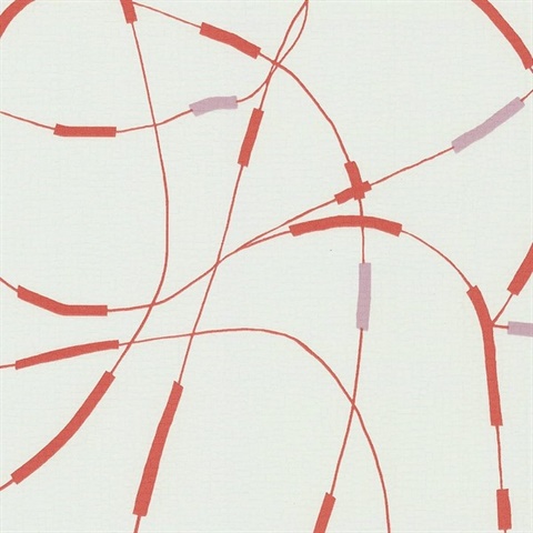 Beadwork Loop de Loop Commercial Wallpaper