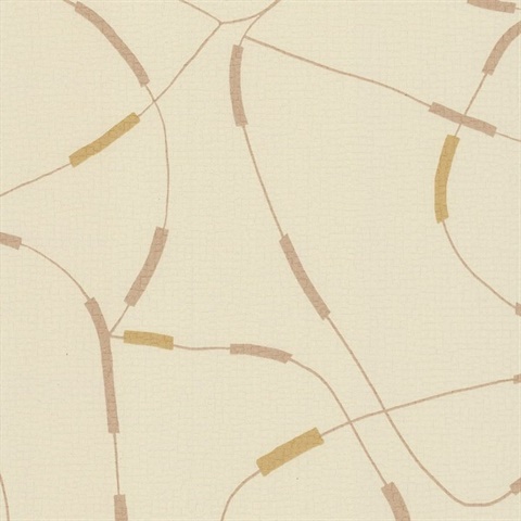 Beadwork Sand Dune Swirl Commercial Wallpaper