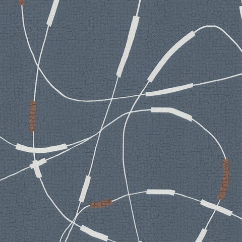 Beadwork Spiraling Sky Commercial Wallpaper