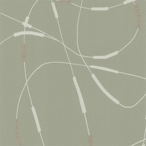 Beadwork Swirling Seas Commercial Wallpaper