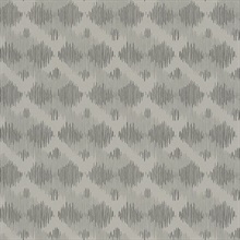 Bechar Grey Geometric Wallpaper