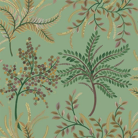 Bedgebury Lush Leaf Wallpaper