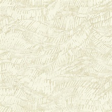 Beige Abstract Leaves Wallpaper