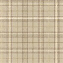 Beige Bedroom Plaid Wallpaper