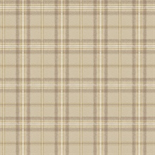 Beige Bedroom Plaid Wallpaper