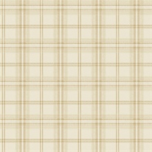 Beige Bedroom Plaid Wallpaper