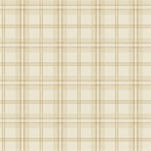 Beige Bedroom Plaid Wallpaper