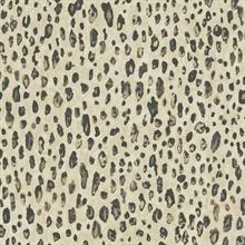 Beige & Black Faux Leopard Skin Wallpaper