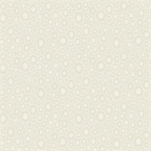 Beige Bohemian Circles Wallpaper