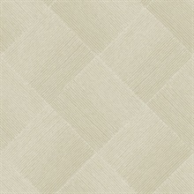 Beige Channel Diamond Geometric Rectangle Wallpaper