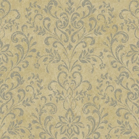Beige Country Damask