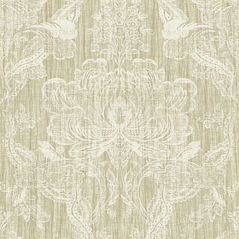 Beige Damask