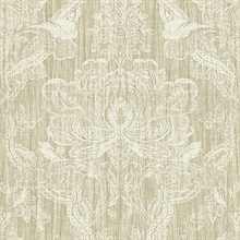 Beige Damask