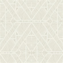 Beige Diamond Macrame Southwest Tribal Wallpaper