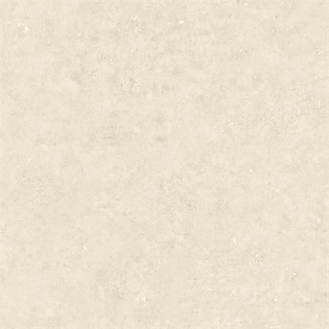 Beige Faux Concrete Stone Wallpaper