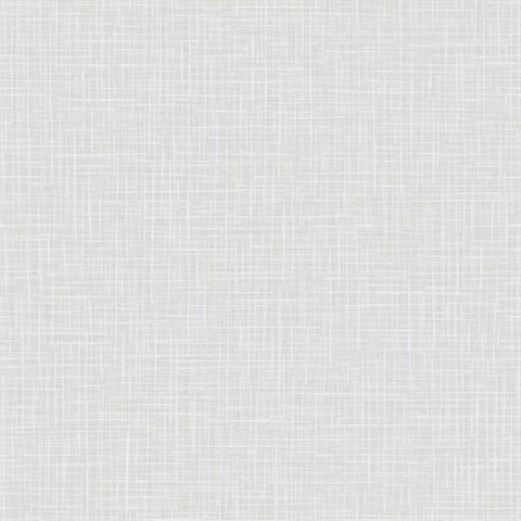 Beige Faux Linen Texture Wallpaper