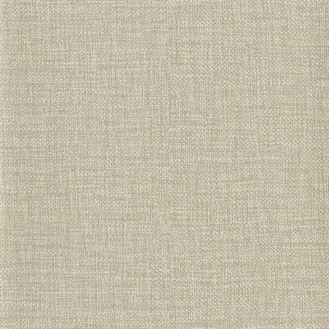 Beige Faux Wire Cloth Textured Wallpaper