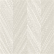 Beige Faux Wood Grain Chevron Stripes Wallpaper