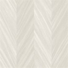 Beige Faux Wood Grain Chevron Stripes Wallpaper