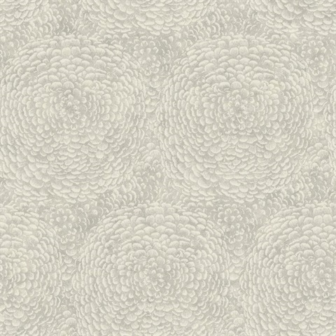 Beige Floret Chrysanthemum Petals Wallpaper