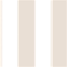 Beige Formal Stripe Wallpaper