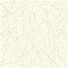 Beige Geometric Crosshatch Wallpaper