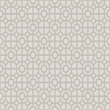 Beige Geometric Lattice Wallpaper