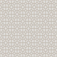 Beige Geometric Lattice Wallpaper