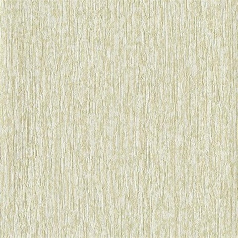 Beige & Gold Faux Birch Tree Bark Textured Wallpaper