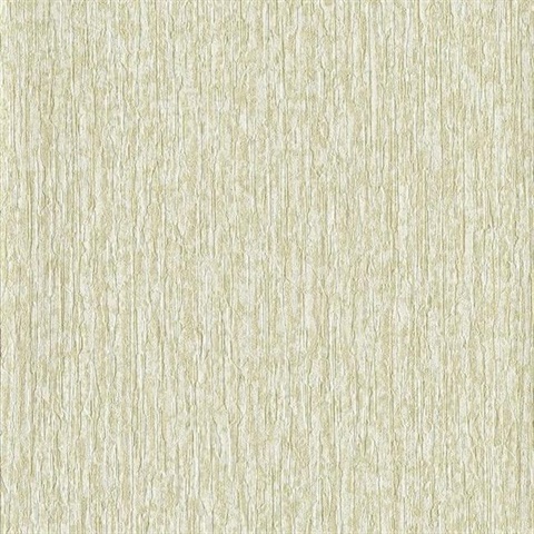Beige & Gold Faux Birch Tree Bark Textured Wallpaper
