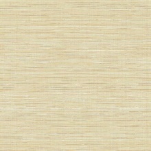 Beige & Gold Natural Blend Texture Textile String Wallpaper