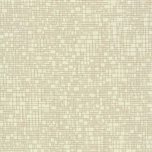Beige & Gold Wires Crossed Geometric Textured Wallpaper