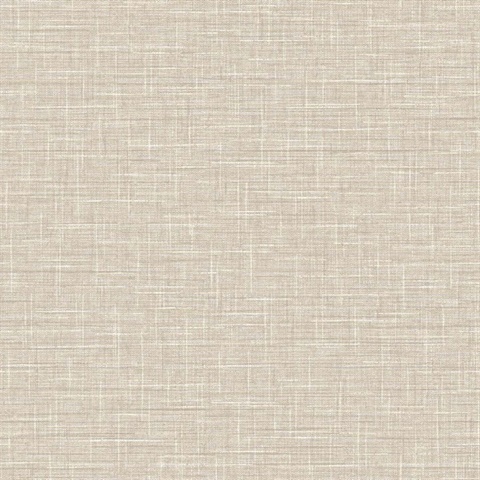 Beige Grasmere Crosshatch Tweed Weave Wallpaper