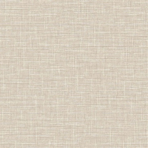 Beige Grasmere Crosshatch Tweed Weave Wallpaper