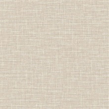 Beige Grasmere Crosshatch Tweed Weave Wallpaper